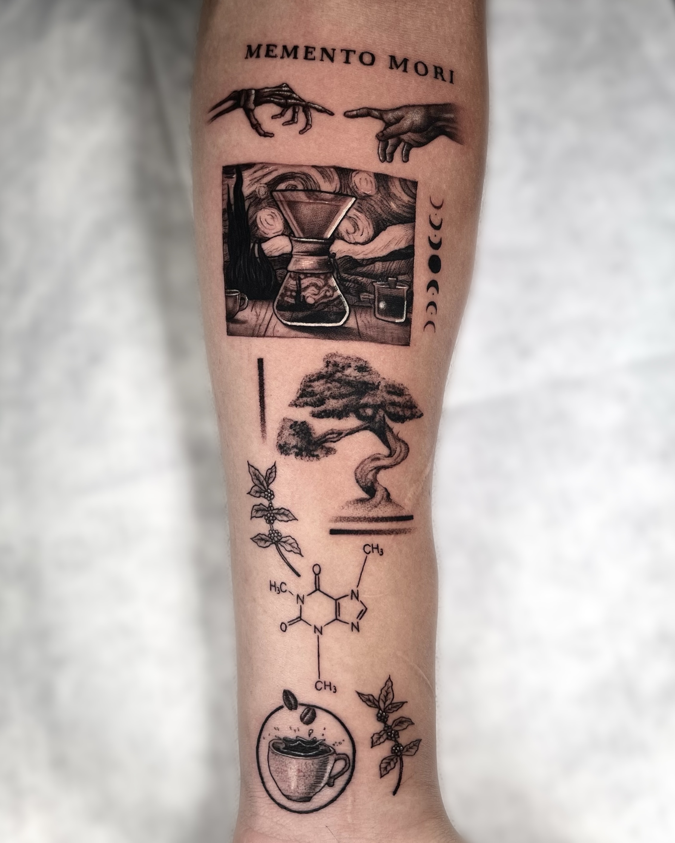 Fine Line tattoo featured work